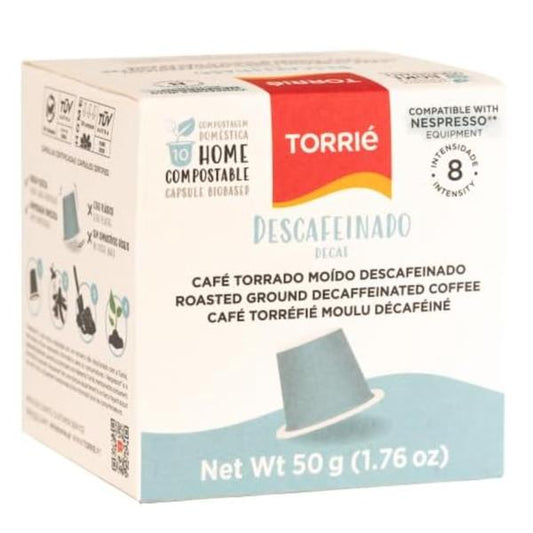 100% Home Compostable Nespresso Compatible Decaf Coffee 60 Capsules (Pack of 1) - Bulkbuydirect