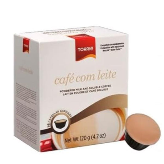 Instant Coffee with Milk Dolce Gusto Compatible 16 Capsules (Pack of 1) - Bulkbuydirect