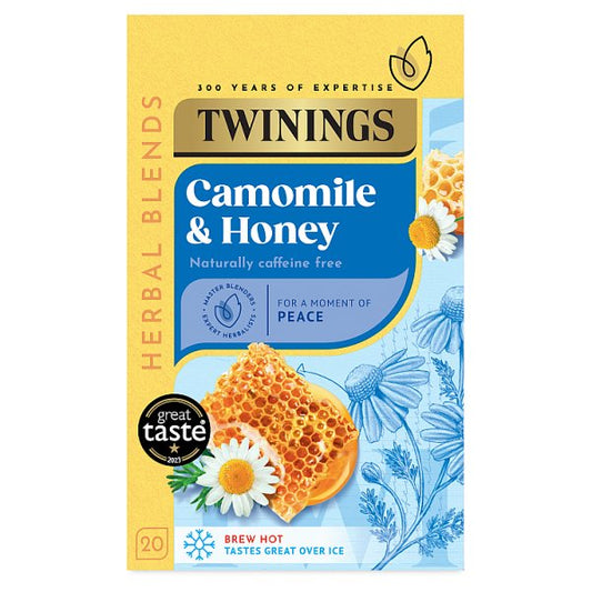 Twinings Camomile & Honey 20 Tea Bags 30g (Pack of 4) - Bulkbuydirect