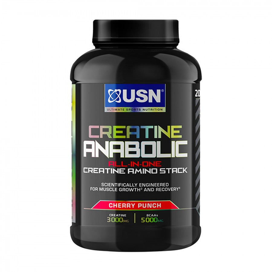 USN Creatine Anabolic Cherry Punch 900g - Bulkbuydirect