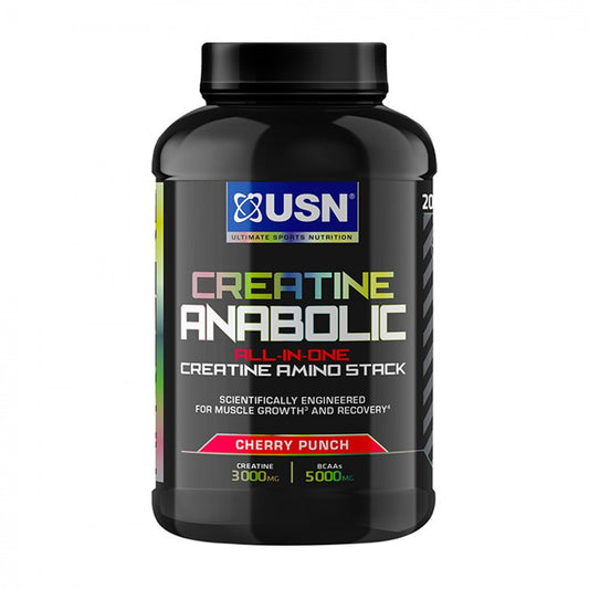 USN Creatine Anabolic Cherry Punch 900g - Bulkbuydirect