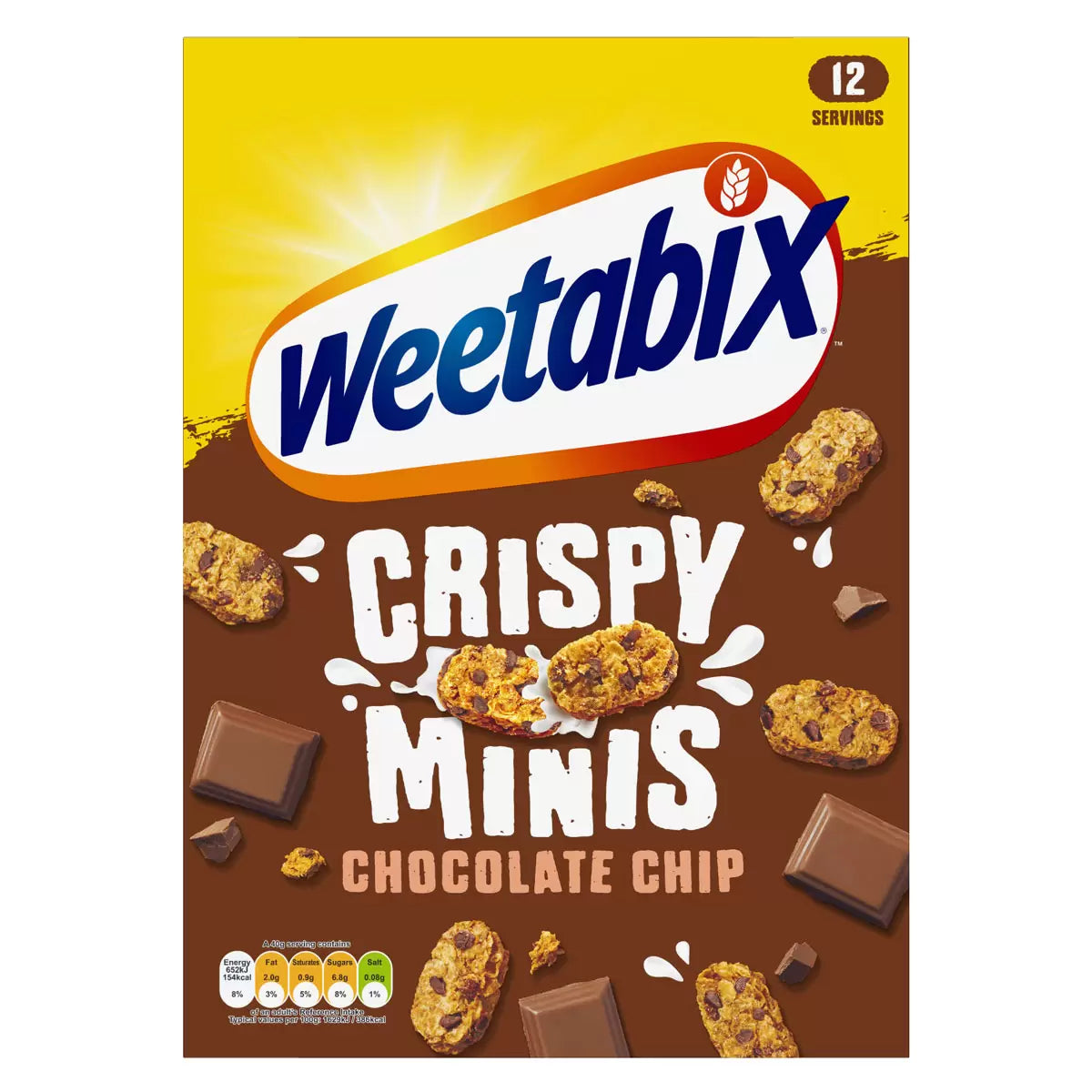Weetabix Minis Chocolate Chip, 2 x 500g - Bulkbuydirect