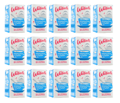 Whitworths Granulated Sugar, 15 x 1kg - Bulkbuydirect
