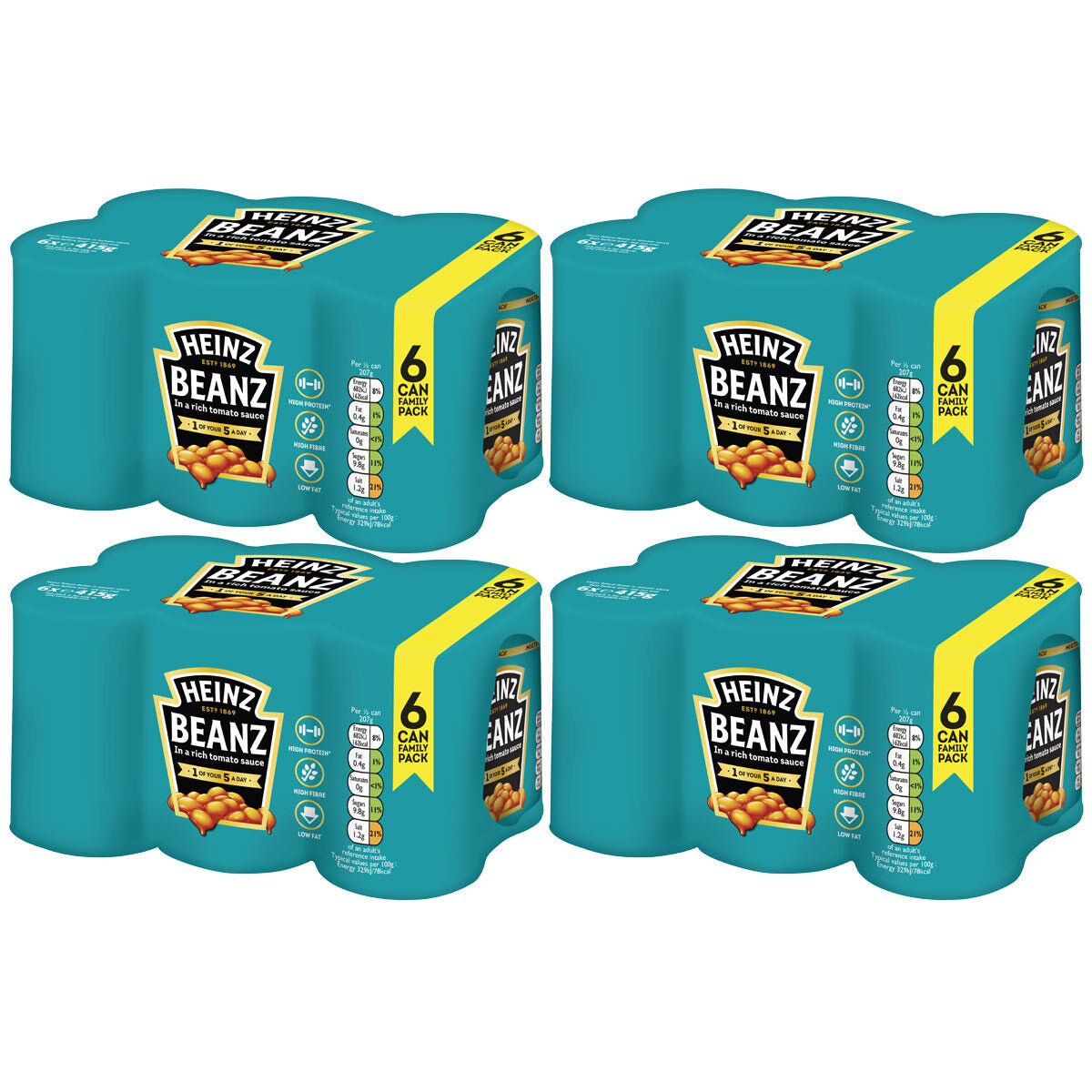 Heinz Baked Beans Pack of 24 x 415g - Bulkbuydirect