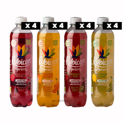 Rubicon Sparkling Spring Water 16x 500ml: Pure Refreshment in Every Bubble - Bulkbuydirect