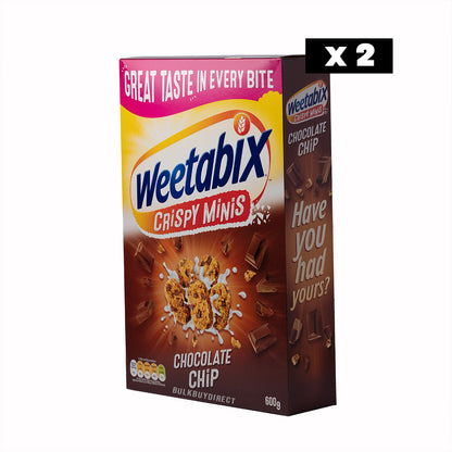 Weetabix Crispy Minis 2x600g: Crunchy and Wholesome Breakfast Delight